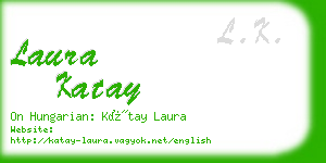 laura katay business card